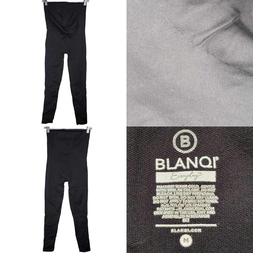 Blanqi Leggings Women’s Maternity Support Black Postpartum Size Medium M